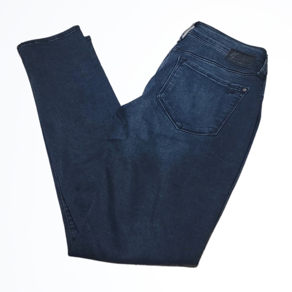 Mavi Jeans Darker Wash Alexa Mid Rise Skinny Blue Jeans Size 27 Waist 28 Inches
